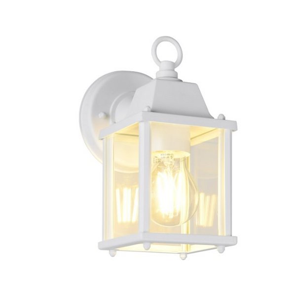 Aplique estilo farollilo MIRANDE para exterior, bombilla excl. 1x E27 max. 40W IP23 Blanco