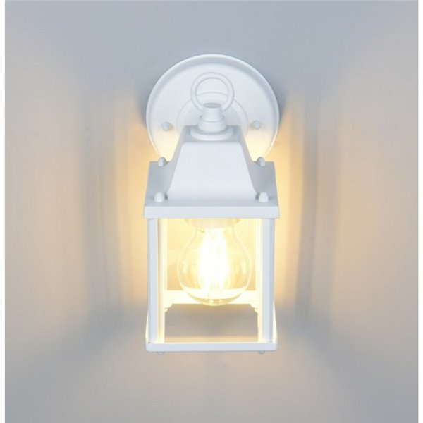 Aplique estilo farollilo MIRANDE para exterior, bombilla excl. 1x E27 max. 40W IP23 Blanco