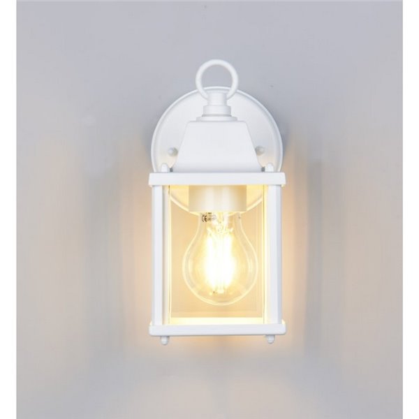 Aplique estilo farollilo MIRANDE para exterior, bombilla excl. 1x E27 max. 40W IP23 Blanco