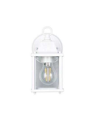 Applique d'extérieur style lanterne MIRANDE, ampoule exclue. 1x E27 max. 40W IP23 Blanc
