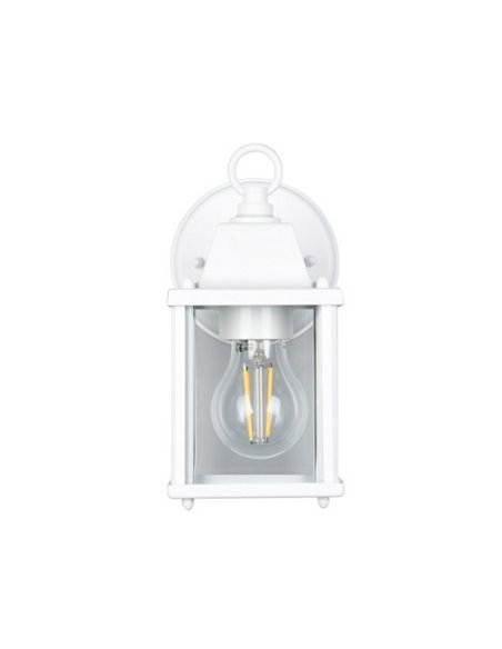 Applique d'extérieur style lanterne MIRANDE, ampoule exclue. 1x E27 max. 40W IP23 Blanc
