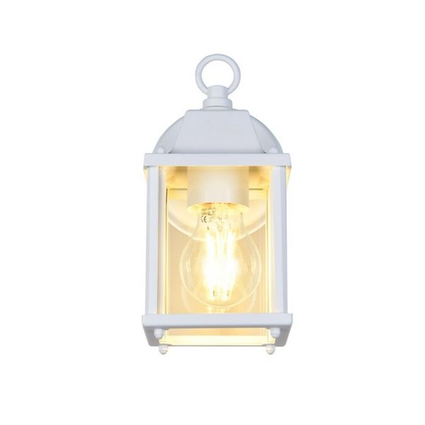 Aplique estilo farollilo MIRANDE para exterior, bombilla excl. 1x E27 max. 40W IP23 Blanco