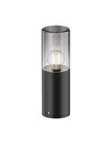 Baliza de superficie para suelo AMAS aluminio y vidrio bombilla excl. 1xE27 max.60W IP54 Antracita