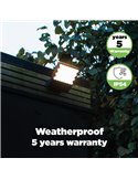 Aplique rectangular LED de aluminio con forma de panal ATLANTIS, 13,7W 2200Lm/2350Lm - 3000K/4000K 
