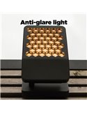 Applique LED rectangulaire en aluminium forme nid d'abeille ATLANTIS, 13,7W 2200Lm/2350Lm - 3000K/4000K