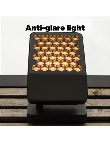 Applique LED rectangulaire en aluminium forme nid d'abeille ATLANTIS, 13,7W 2200Lm/2350Lm - 3000K/4000K