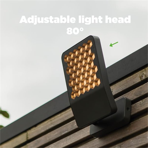 Aplique rectangular LED de aluminio con forma de panal ATLANTIS, 13,7W 2200Lm/2350Lm - 3000K/4000K 