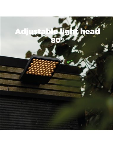 Aplique LED de aluminio en forma de panal ATLANTIS, potente 24W 3850Lm/3950Lm - 3000K/4000K 