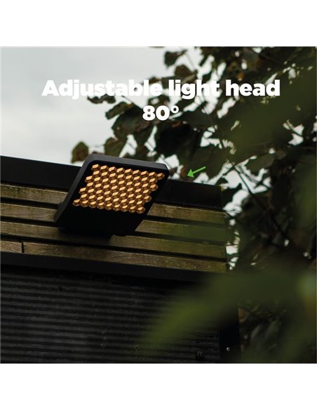 Aplique LED ATLANTIS em favo de mel em alumínio, potente 24W 3850Lm/3950Lm - 3000K/4000K