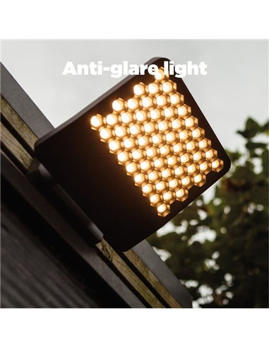 Aplique LED de aluminio en forma de panal ATLANTIS, potente 24W 3850Lm/3950Lm - 3000K/4000K 