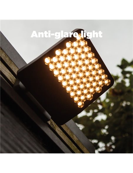 Aplique LED de aluminio en forma de panal ATLANTIS, potente 24W 3850Lm/3950Lm - 3000K/4000K 