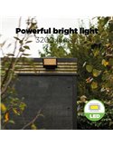 Aplique LED de aluminio en forma de panal ATLANTIS, potente 24W 3850Lm/3950Lm - 3000K/4000K 