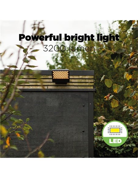 Aplique LED de aluminio en forma de panal ATLANTIS, potente 24W 3850Lm/3950Lm - 3000K/4000K 
