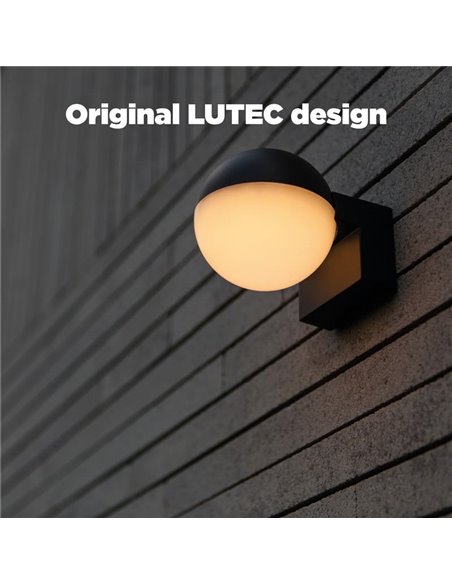 Applique d'extérieur LED LOOMA en forme de globe, avec lumière orientable à 270º, 7,8W 1150Lm, 3000K