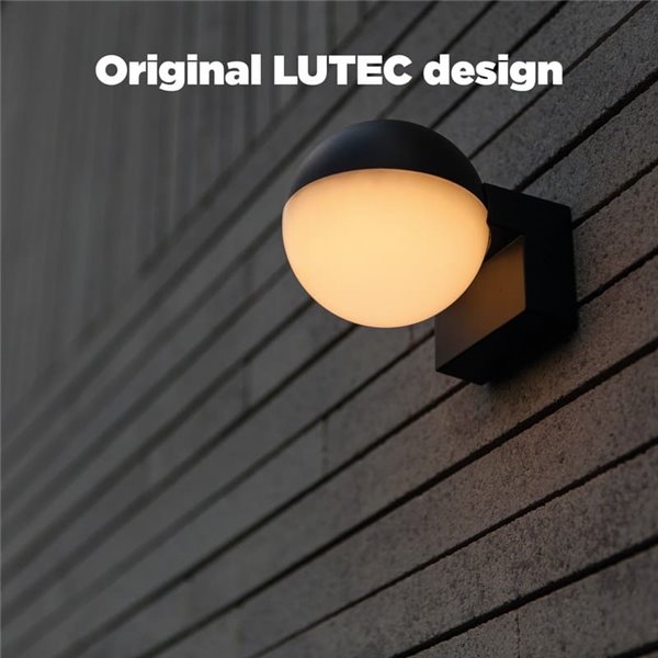 Lámpara de pared LED exterior en forma de globo LOOMA, con luz giro 270º, 7,8W 1150Lm, 3000K