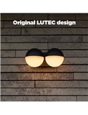 Lámpara de pared LED exterior doble en forma de globo LOOMA, con luz giro 270º, 15,6W 2300Lm, 3000K
