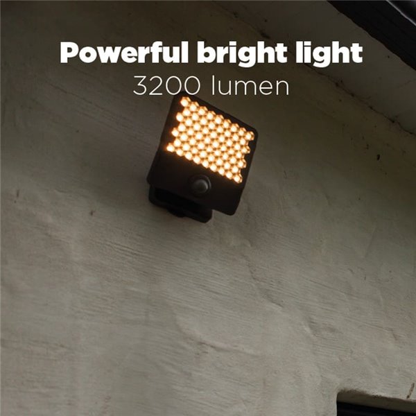 Aplique LED con sensor de movimiento y cabezal que gira 90º ATLANTIS, 14W 2260Lm, 3000K/4000K, grande