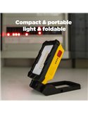 Proyector LED de trabajo para exteriores PENI, carga USB-C, magnético y gancho, 4000K, 2W 500Lm