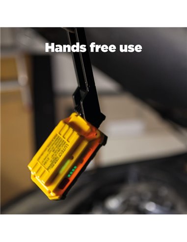 Refletor LED de trabalho para exterior PENI, carregamento USB-C, magnético e gancho, 4000K, 2W 500Lm