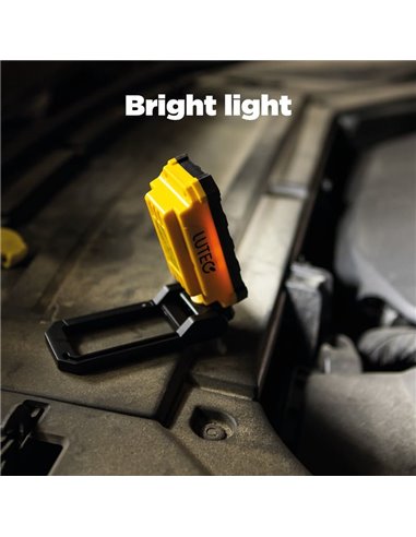 Projecteur de travail extérieur LED PENI, chargement USB-C, magnétique et crochet, 4000K, 2W 500Lm