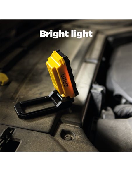 Projecteur de travail extérieur LED PENI, chargement USB-C, magnétique et crochet, 4000K, 2W 500Lm