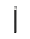 Poste exterior AMAS ↕80cm altura, aluminio y vidrio bombilla excl. 1xE27 max.60W IP54 Antracita