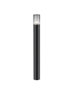Poste exterior AMAS ↕80cm altura, aluminio y vidrio bombilla excl. 1xE27 max.60W IP54 Antracita