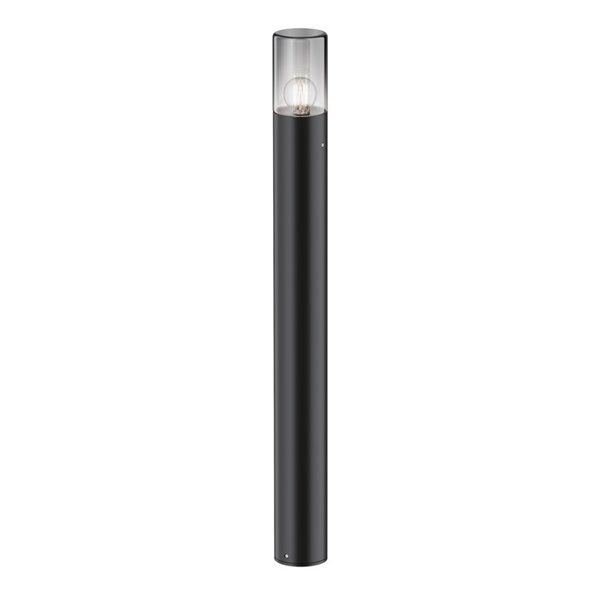 Poste exterior AMAS ↕80cm altura, aluminio y vidrio bombilla excl. 1xE27 max.60W IP54 Antracita