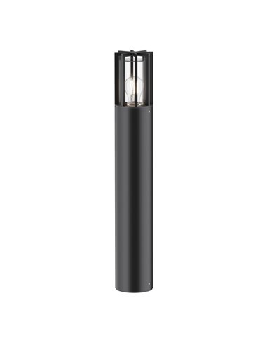 Poste para exterior BARREL moderno, ↕75cm altura bombilla excl.1xE27 max.15W IP54 Antracita