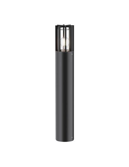 Poste para exterior BARREL moderno, ↕75cm altura bombilla excl.1xE27 max.15W IP54 Antracita