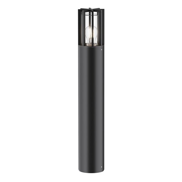 Poste para exterior BARREL moderno, ↕75cm altura bombilla excl.1xE27 max.15W IP54 Antracita