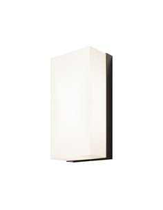 Aplique de pared LED rectangular BADD 20x10cm para exterior 10W 700Lm 3000K IP54 Antracita