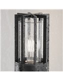 Poste para exterior BARREL moderno, ↕75cm altura bombilla excl.1xE27 max.15W IP54 Antracita