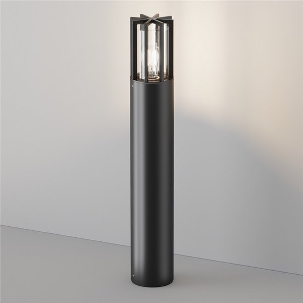 Poste para exterior BARREL moderno, ↕75cm altura bombilla excl.1xE27 max.15W IP54 Antracita