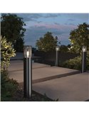 Poste para exterior BARREL moderno, ↕75cm altura bombilla excl.1xE27 max.15W IP54 Antracita