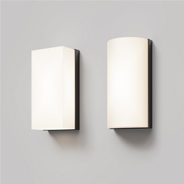 Aplique de pared LED rectangular BADD 20x10cm para exterior 10W 700Lm 3000K IP54 Antracita