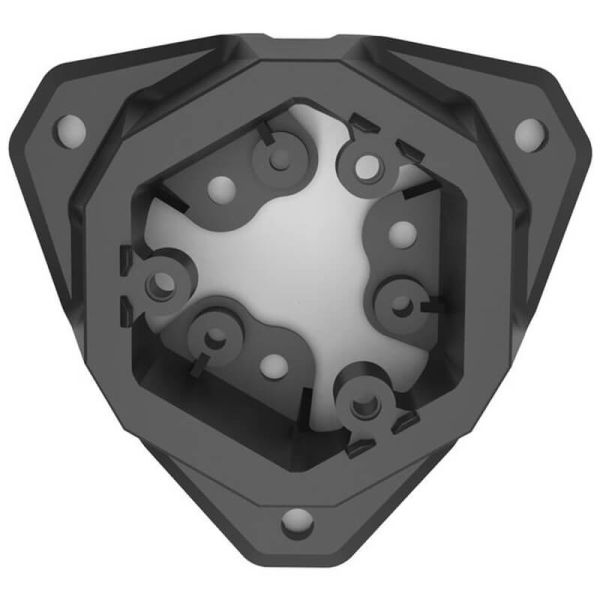 Downlight LED Rotativo âmbar parafusado MICRO BRIGHT 12V Âmbar IP67 | SAE J845 Classe 3, ECE R10, IP67 Ø 7,5 cm