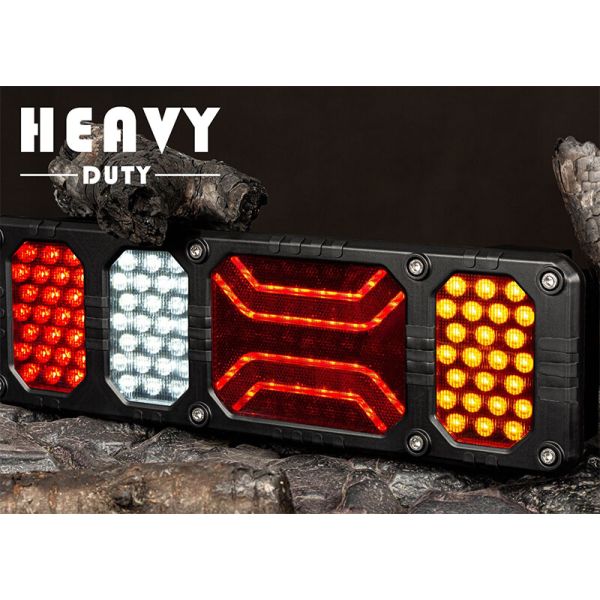 Luz Combinada Trasera LED HEAVY DUTY Resistente a Impactos 24V IP68 con conector 7 Pin Horpol