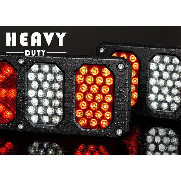 Luz Combinada Trasera LED HEAVY DUTY Resistente a Impactos 24V IP68 con conector 7 Pin Horpol