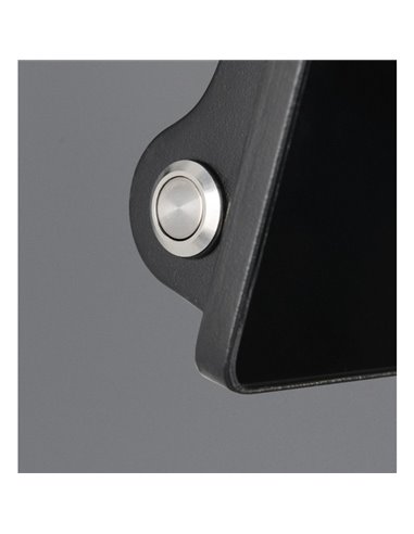 Aplique LED carga solar MOURA  2150lm, 20x17cm con sensor de movimiento y regulable 12W IP54