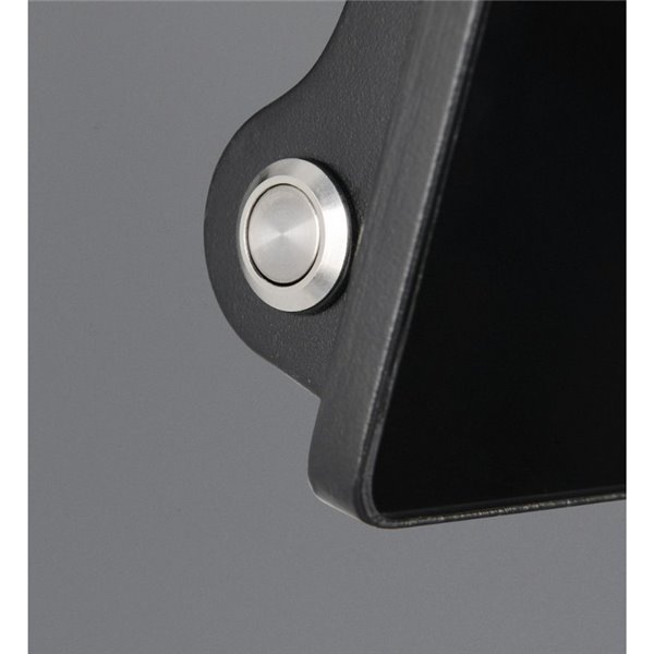 MOURA 2150lm, luminária de parede LED com carregamento solar 20x17cm, sensor de movimento e regulável 12W IP54