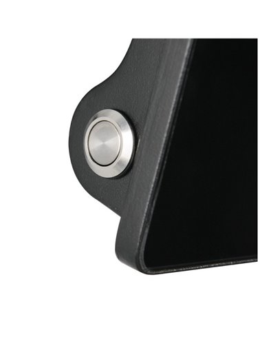 Aplique LED carga solar MOURA  2150lm, 20x17cm con sensor de movimiento y regulable 12W IP54