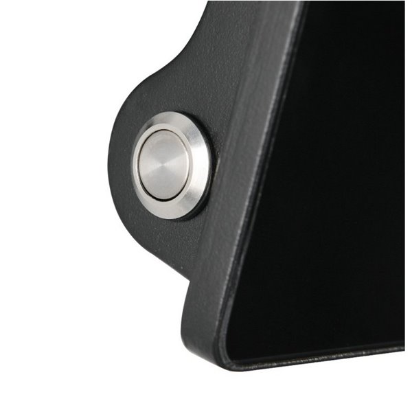 Applique murale LED solaire MOURA 2150lm, 20x17cm avec détecteur de mouvement et variateur 12W IP54