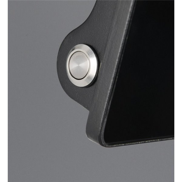 Aplique LED carga solar y regulable MOURA 1100lm 14x15cm interruptor integrado,  sensor de movimiento 12W IP54
