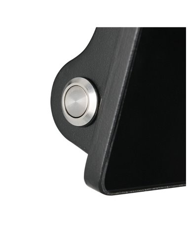 Aplique LED carga solar y regulable MOURA 1100lm 14x15cm interruptor integrado,  sensor de movimiento 12W IP54