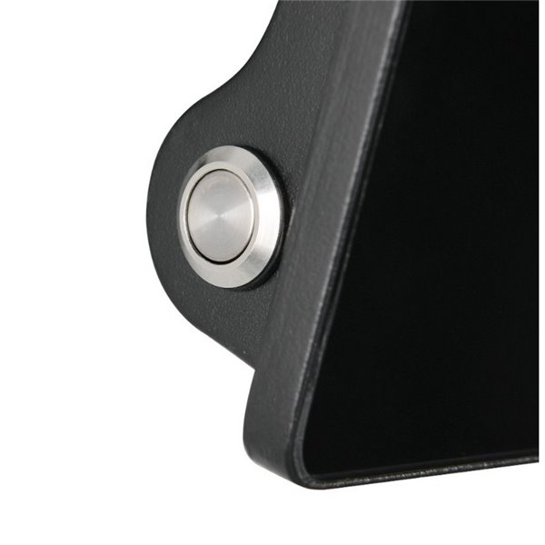 Applique murale LED solaire dimmable MOURA 1100lm 14x15cm avec interrupteur intégré et détecteur de mouvement IP54 12W