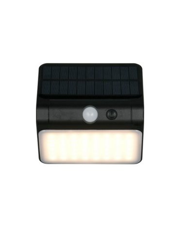 Aplique LED de pared con carga solar OLINDA sensor de oscuridad e interruptor integrado  2,5W 1x 250lm, 4000K IP44