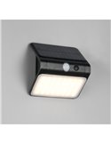 Aplique LED de pared con carga solar OLINDA sensor de oscuridad e interruptor integrado  2,5W 1x 250lm, 4000K IP44