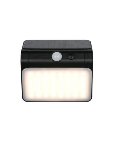 Luminária de parede LED com carga solar OLINDA com sensor escuro e interruptor integrado 2,5 W 1x 250 lm, 4000 K IP44
