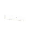 Aplique de pared alargado SILVES LED carga solar y batería USB, sensor de movimiento 6W 1x 700lm, 4000K IP44 Blanco